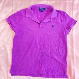 Polo shirt purple